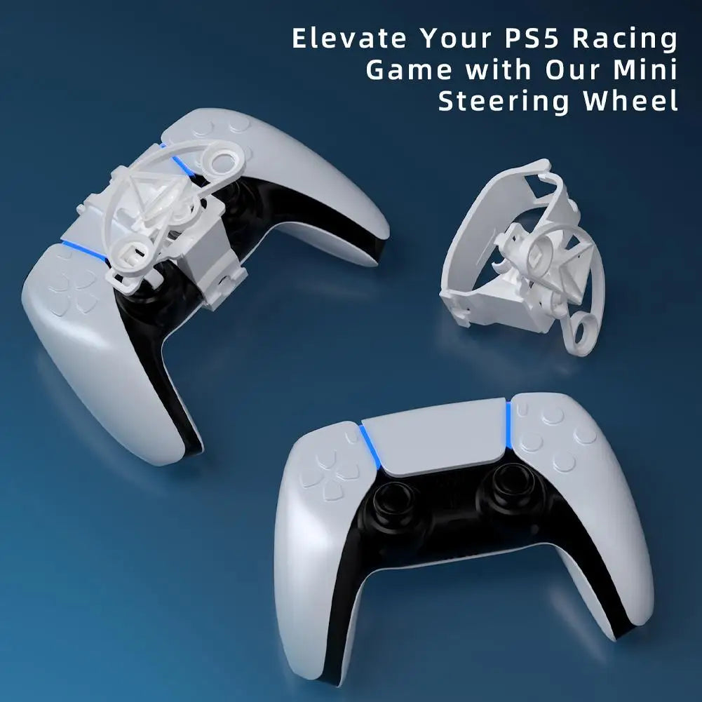 Handle Steering Wheel for Ps5 Handle Mini Steering Wheel Game Handle Controller Racing Replacement Accessories