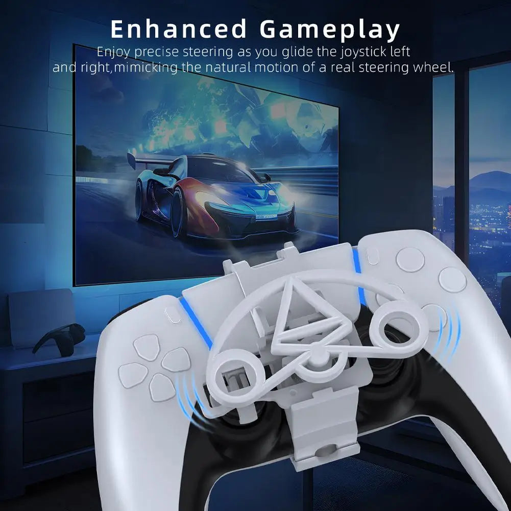 Handle Steering Wheel for Ps5 Handle Mini Steering Wheel Game Handle Controller Racing Replacement Accessories