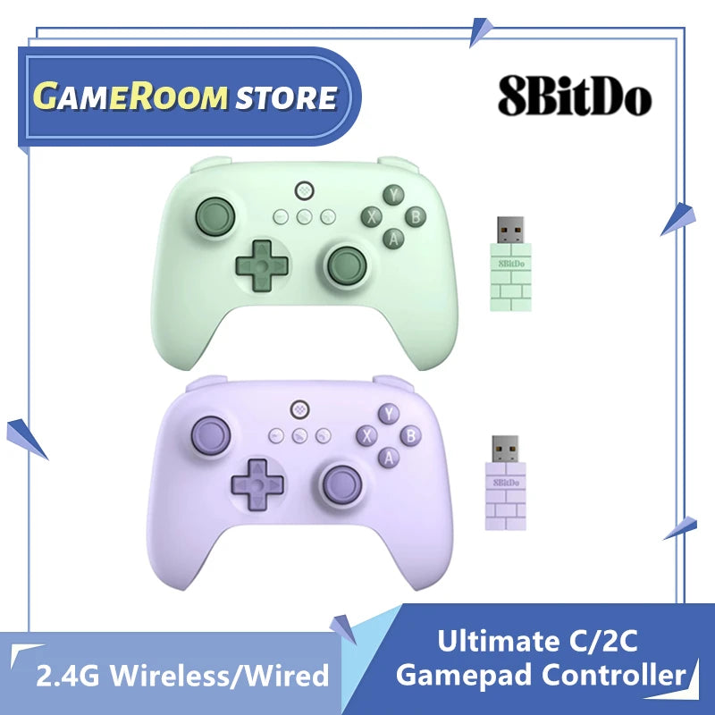 Ultimate C/2C Wireless & Wired Gamepad for Windows and Android - Hall Effect Technology for Enhanced Gaming Experience