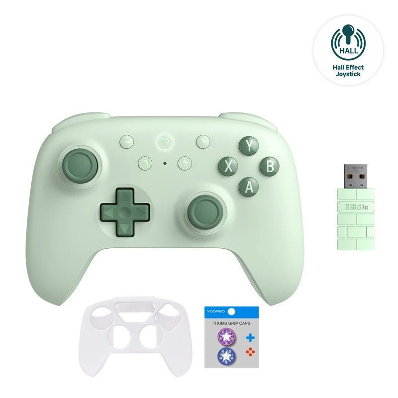 Ultimate C/2C Wireless & Wired Gamepad for Windows and Android - Hall Effect Technology for Enhanced Gaming Experience