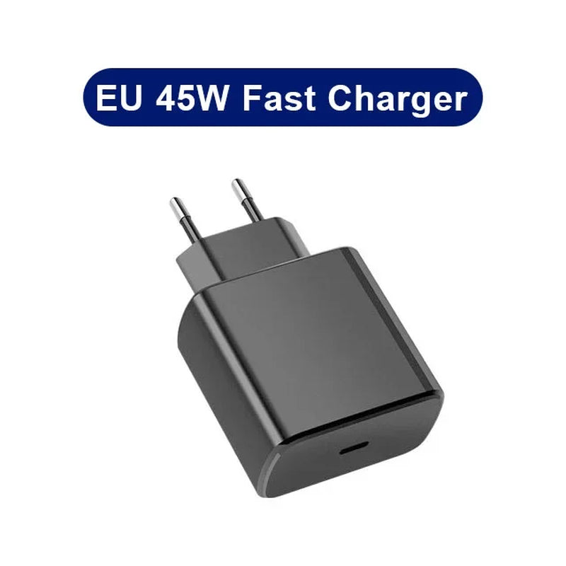 PD 45W USB C Charger Fast High Speed Charging Cell Phone Wall Adapter for Samsung Galaxy S24 S23 Ultra Note Iphone 15 Xiaomi 14