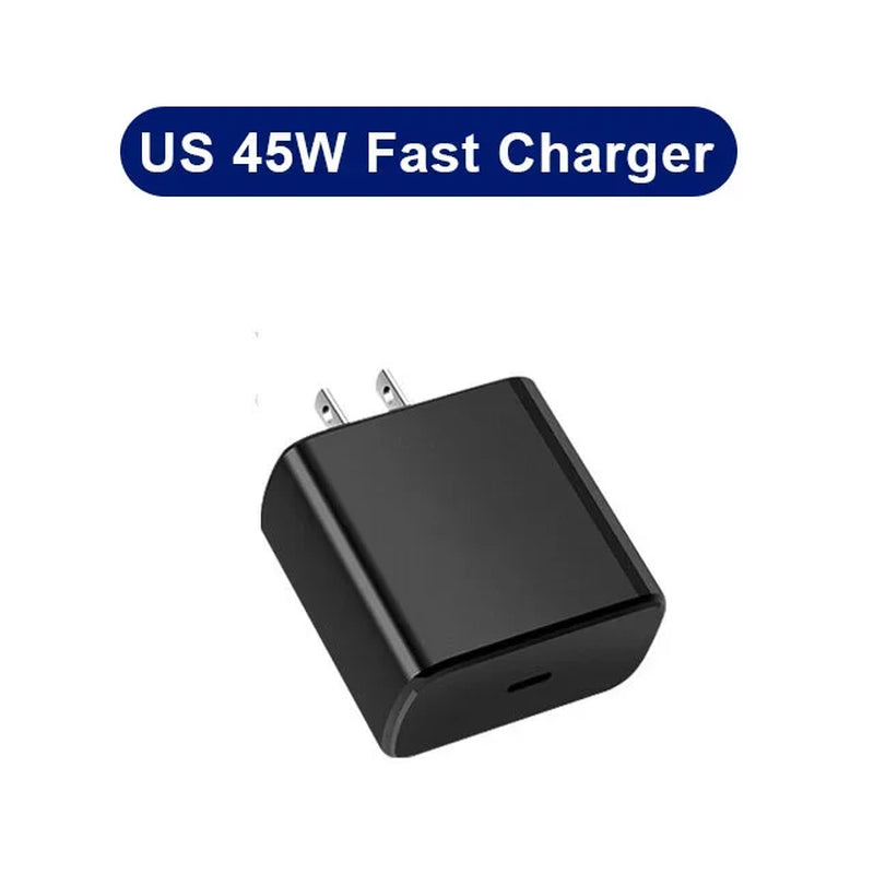 PD 45W USB C Charger Fast High Speed Charging Cell Phone Wall Adapter for Samsung Galaxy S24 S23 Ultra Note Iphone 15 Xiaomi 14