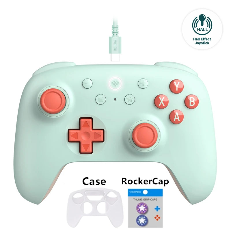 Ultimate C/2C Wireless & Wired Gamepad for Windows and Android - Hall Effect Technology for Enhanced Gaming Experience
