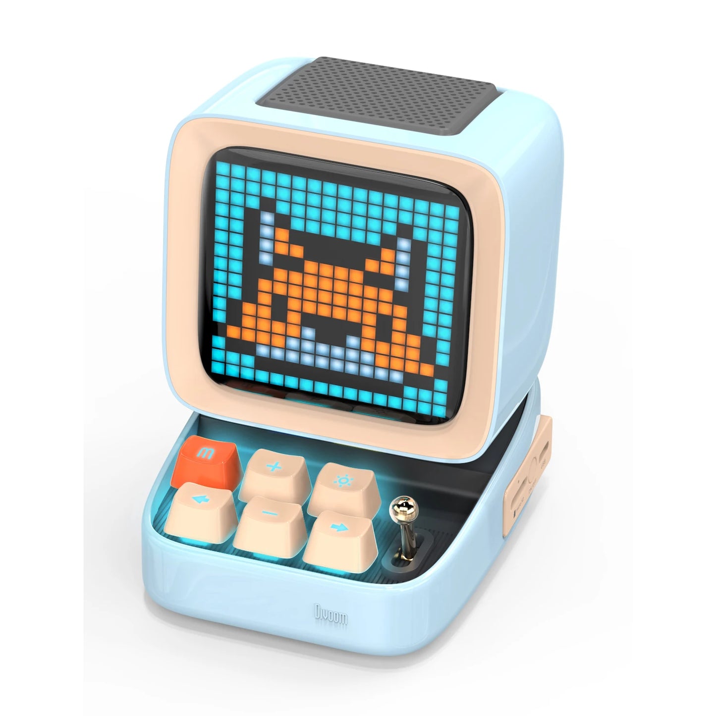 Ditoo Retro Pixel Art Bluetooth Portable Speaker & Alarm Clock with DIY LED Display - Perfect Birthday Gift and Home Decor