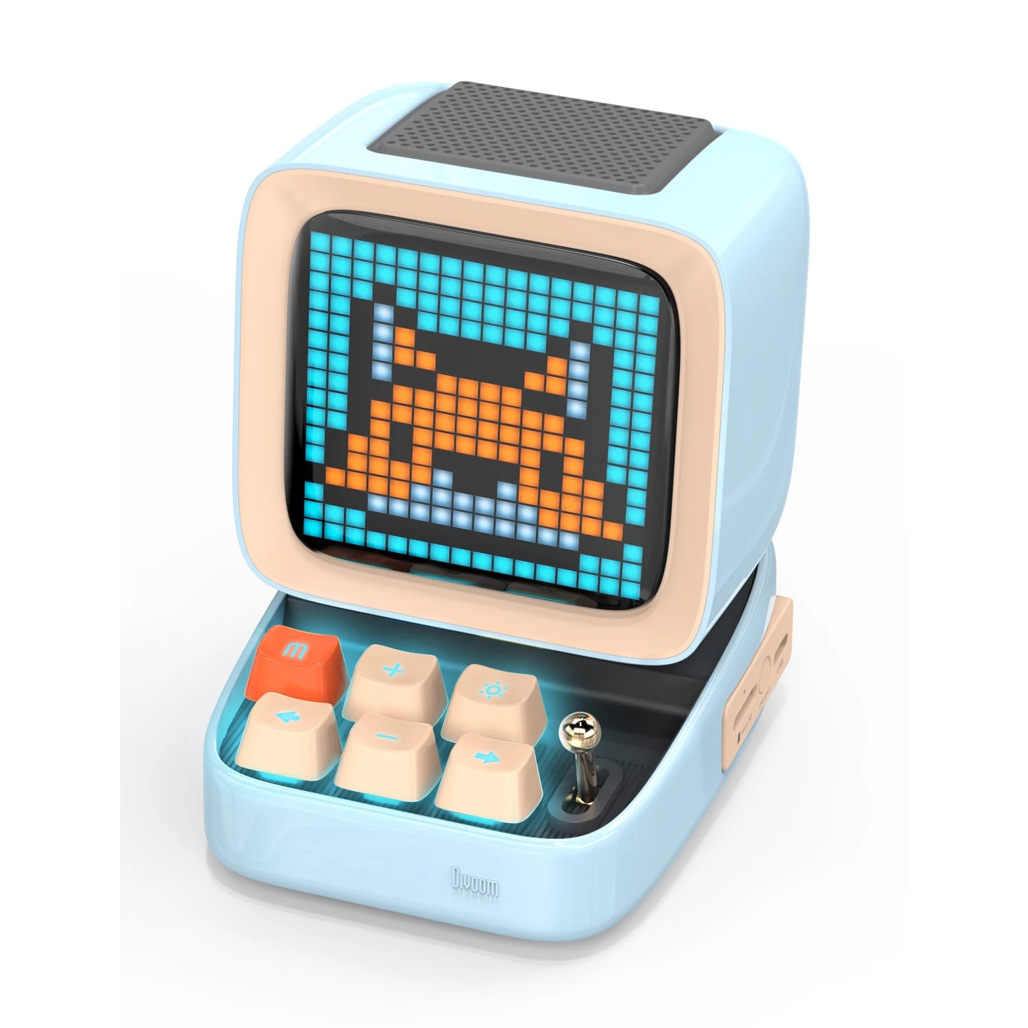 Ditoo Retro Pixel Art Bluetooth Portable Speaker & Alarm Clock with DIY LED Display - Perfect Birthday Gift and Home Decor