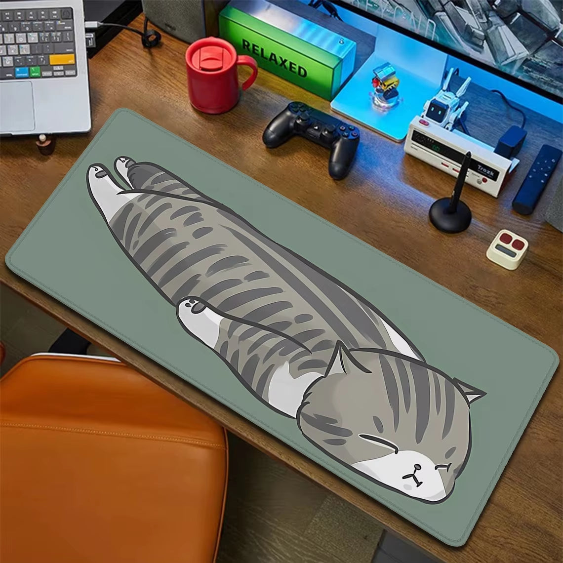 Coffee Mouse Pad Cute Cat Desk Mat Laptop Pad Carpet Anime Xxl Mousepad Company Notebook Gamer Computer Table Gaming Accessories