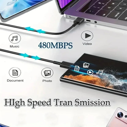 PD 45W USB C Charger Fast High Speed Charging Cell Phone Wall Adapter for Samsung Galaxy S24 S23 Ultra Note Iphone 15 Xiaomi 14