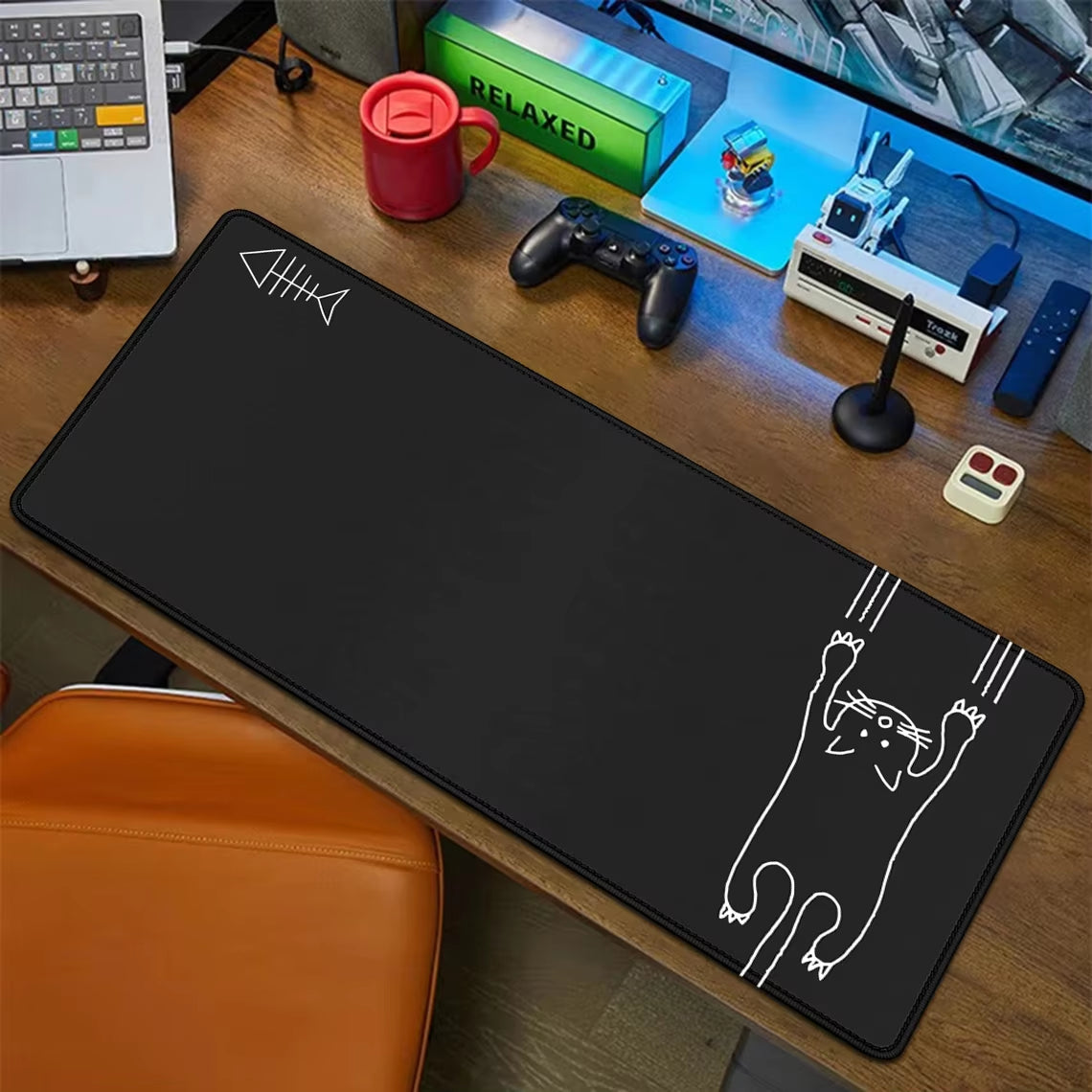 Coffee Mouse Pad Cute Cat Desk Mat Laptop Pad Carpet Anime Xxl Mousepad Company Notebook Gamer Computer Table Gaming Accessories