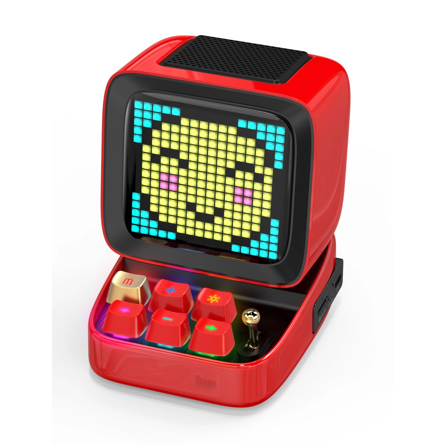 Ditoo Retro Pixel Art Bluetooth Portable Speaker & Alarm Clock with DIY LED Display - Perfect Birthday Gift and Home Decor