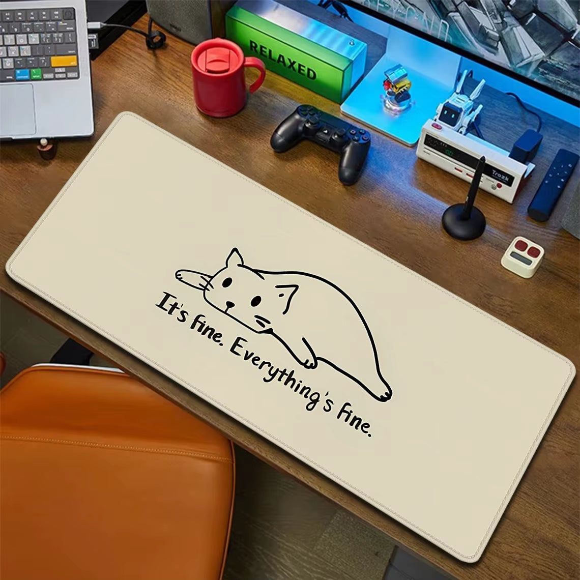 Coffee Mouse Pad Cute Cat Desk Mat Laptop Pad Carpet Anime Xxl Mousepad Company Notebook Gamer Computer Table Gaming Accessories