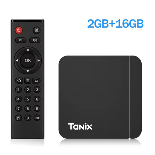 Tanix W2 Android 11 Smart TV Box - Amlogic S905W2 Quad-Core, 2GB RAM & 16GB Storage, 4K HD Media Player with Dual WiFi and Bluetooth