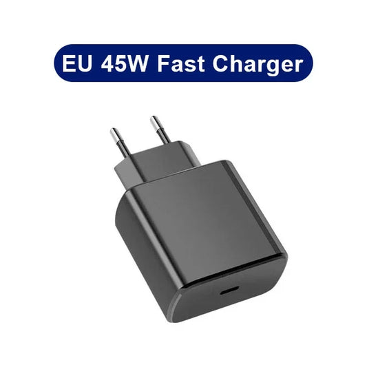 PD 45W USB C Charger Fast High Speed Charging Cell Phone Wall Adapter for Samsung Galaxy S24 S23 Ultra Note Iphone 15 Xiaomi 14