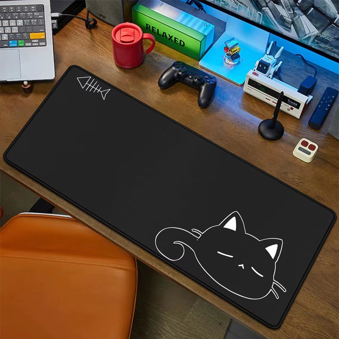 Coffee Mouse Pad Cute Cat Desk Mat Laptop Pad Carpet Anime Xxl Mousepad Company Notebook Gamer Computer Table Gaming Accessories
