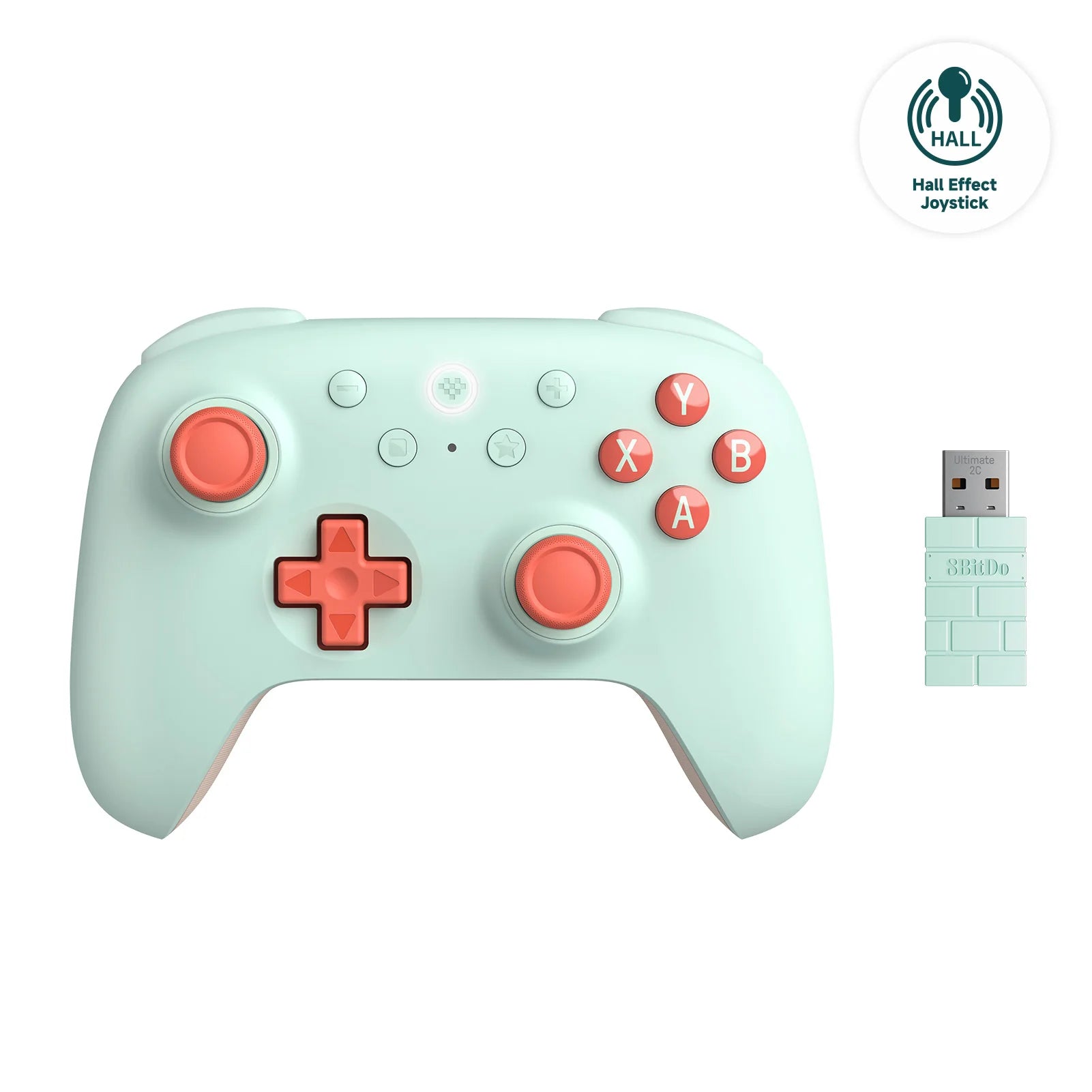 Ultimate C/2C Wireless & Wired Gamepad for Windows and Android - Hall Effect Technology for Enhanced Gaming Experience