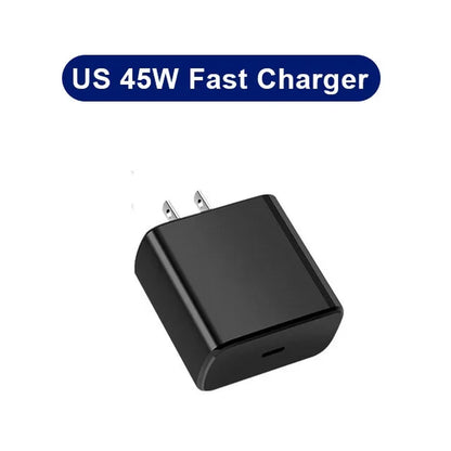 PD 45W USB C Charger Fast High Speed Charging Cell Phone Wall Adapter for Samsung Galaxy S24 S23 Ultra Note Iphone 15 Xiaomi 14