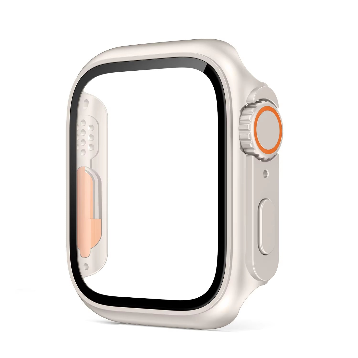 Glass+Case for Apple Watch 44Mm 45Mm 41Mm 40Mm 42Mm 38Mm Screen Protector Cover Change Ultra Bumper Iwatch Series 9 8 7 SE 6 5
