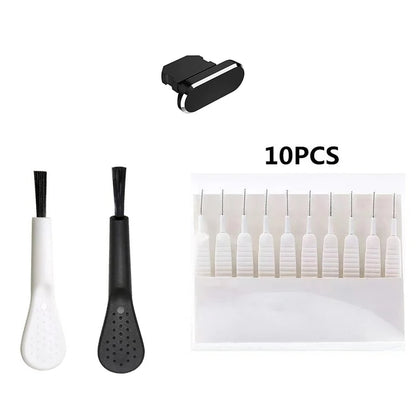 Mobile Phone Charging Port Dust Plug Removal Cleaner Kit for Iphone Samsung Xiaomi Universal Phones Dustproof Cleaning Brush