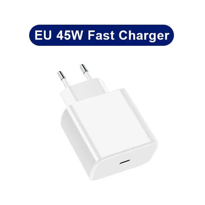 PD 45W USB C Charger Fast High Speed Charging Cell Phone Wall Adapter for Samsung Galaxy S24 S23 Ultra Note Iphone 15 Xiaomi 14