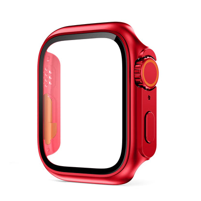 Glass+Case for Apple Watch 44Mm 45Mm 41Mm 40Mm 42Mm 38Mm Screen Protector Cover Change Ultra Bumper Iwatch Series 9 8 7 SE 6 5